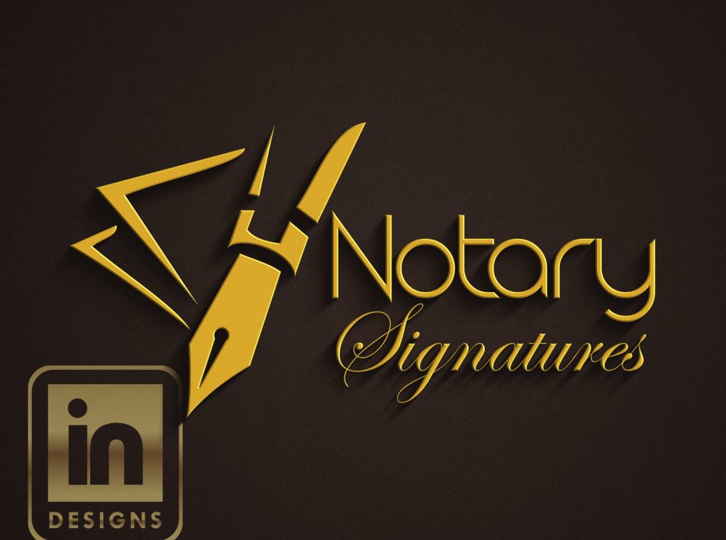 Notary Signatures — Logo Design